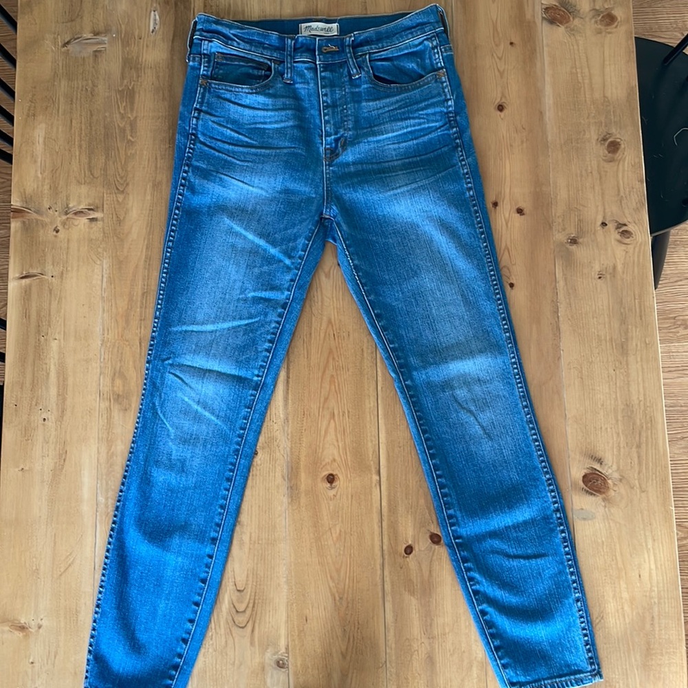 Madewell 10 in high riser skinny skinny jeans